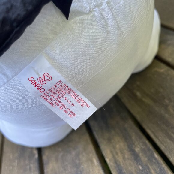 Pochacco Nylon Plush Vintage Sailor Dog 12” Tall Sanrio 1997 - Picture 7 of 7